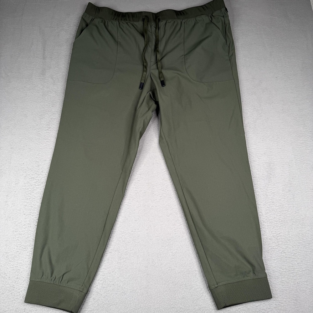 VRST Pants Mens 2XL Olive Limitless Jogger Slim Performance Moisture-Wicking